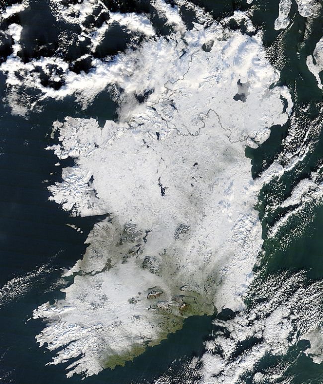 coldest winter ever in ireland. irish cold weather record